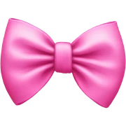 Pink bow sticker