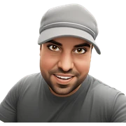 smiling boys with phone hats sticker