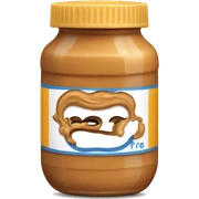 Peanut butter sticker