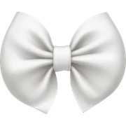 white bow sticker