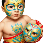 Luchador sticker