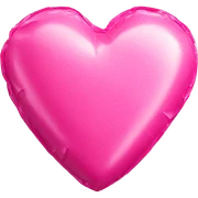 heart shaped candy wrapped in pink foil sticker