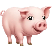 Pig sticker