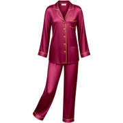 Silk burgundy pajamas  sticker