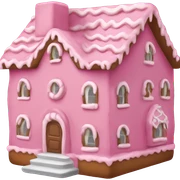 Pink gingerbread jouse sticker