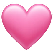 Pink heart  sticker