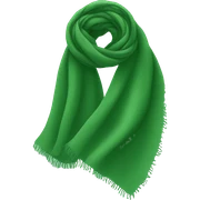 Green scarf  sticker