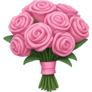 pink bouquet sticker