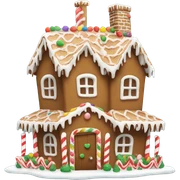 gingerbread house sticker