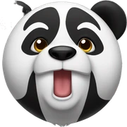 Panda sticker