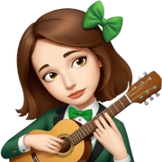 Leprechaun Guitarist sticker