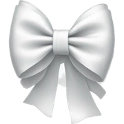 white bow sticker