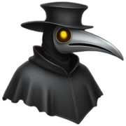 medieval plague doctor sticker