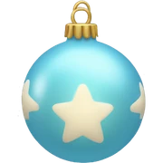 light blue ornament  sticker