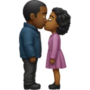 Kissing  sticker