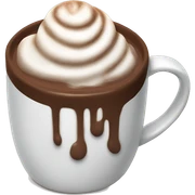 Hot chocolate sticker