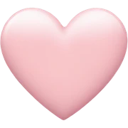 pastel pink heart sticker