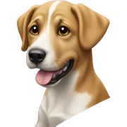 Perro en un auto  sticker