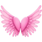 Pink wings  sticker