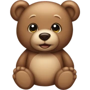 Teddy bear sticker