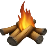 Campfire sticker