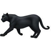 black panther sticker