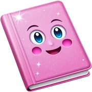 Un livre girly sticker