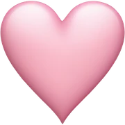 Light pink heart sticker