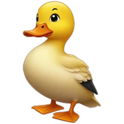 yellow duck sticker