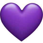 Purple heart sticker
