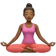 yoga pose sticker
