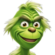 Grinch sticker
