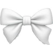 white bow sticker