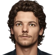 brown haired male portrait sticker