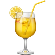 Yellow drinks cocktails  sticker