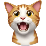 Cat in shock sticker
