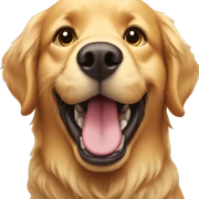 golden retriever  sticker