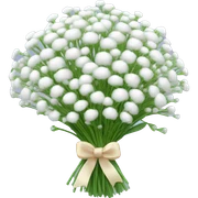 baby’s breath flower bouquet  sticker