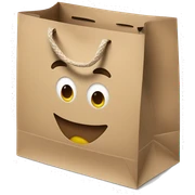 Paper lunch Bag sticker