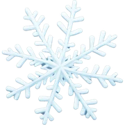 Dancing snowflake sticker