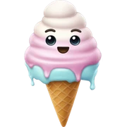 Ice cream sticker