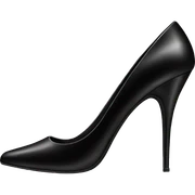black high heel  sticker