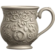 Vintage mug sticker