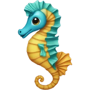 Seahorse sticker