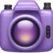 Camera light purple sticker
