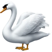 Swan crying  sticker