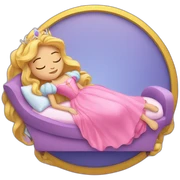 Sleeping beauty sticker