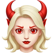 Lady devil  sticker