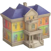 Rainbow mansion sticker