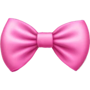 pink bow sticker